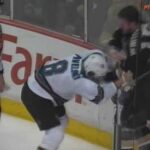 Joe Pavelski vs Ryan Whitney Apr 27, 2009