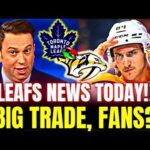 🚨 MY GOODNESS! FORMER PREDATORS PLAYER ON THE MAPLE LEAFS! BIG TRADE, FANS! TORONTO MAPLE LEAFS NEWS