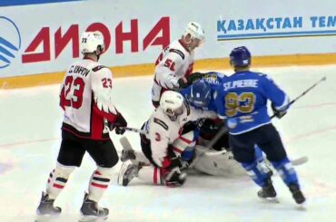 Бой КХЛ: Пушкарев VS Кемпны / KHL Fight: Pushkarev VS Kempny