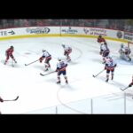 Kane and Panarin Toy with the Islanders Before Scoring (10/10/15)