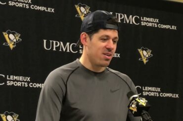 Evgeni Malkin on assisting on Crosby's 500th goal