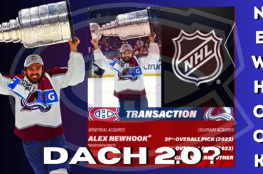 Montreal Canadiens GM Hughes Strikes Again!  - Alex Newhook Acquired from the Avalanche