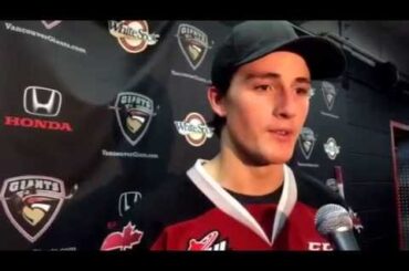 Mason Geertsen on Vancouver's 3-0 win over Don Hay and Kamloops Oct. 17, 2014