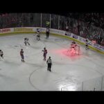 Mitchell Stephens of Laval Rocket scores team's 3rd shorthanded goal of the game vs. Utica Comets