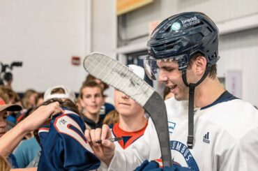 Adam Fantilli MIC'D UP at Columbus Blue Jackets Development Camp Stinger Cup 🎤