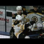 Patrice Bergeron Keeps David Pastrnak From Falling In Hilarious Fashion