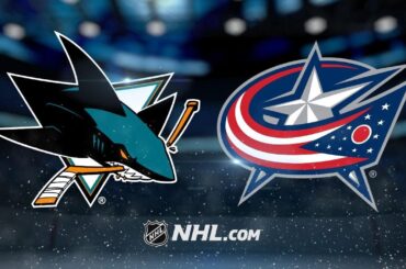 Couture, Labanc lead Sharks past Blue Jackets, 3-1