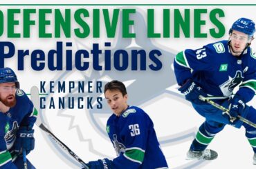 Canucks Defensive Lines Predictions