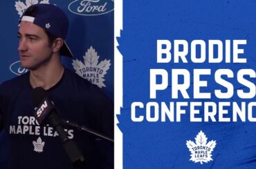 T.J. Brodie Practice | Toronto Maple Leafs vs. San Jose Sharks | October 21, 2021