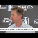 Dave Hakstol on Philipp Grubauer 2023-05-11