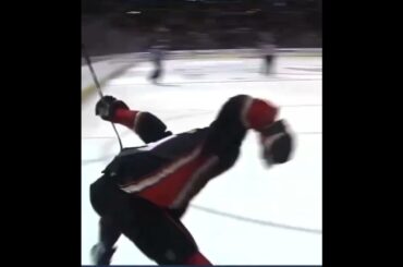 THE WORST CELLY EVER HE FELL #shorts #hockeylover #celly #subscribe #hockeyfights #hockey