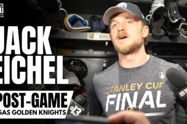 Jack Eichel Reacts to Massive Hit From Matthew Tkachuk: "It Was Clean" & "You're Going To Get Hit"