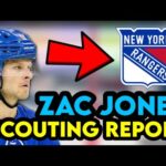 New York Rangers Top Defence PROSPECT Zac Jones Scouting Report & Player Breakdown!