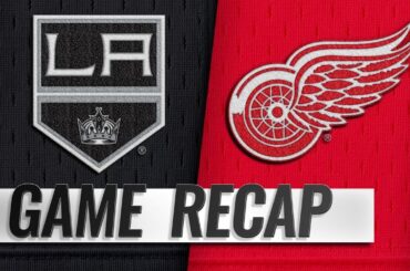 Howard, offense lead Red Wings past Kings, 3-1