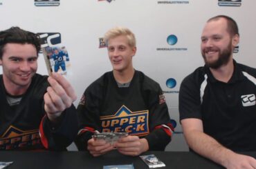 Dillon Dube & Juuso Valimaki From The Calgary Flames Opening UD MVP Hockey Box