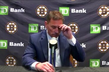 Bruce Cassidy Calls Tom Wilson Hit on Brandon Carlo: "Unnecessary" & "Dirty" | Bruins Post-Game