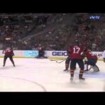 Erik Gudbranson hit on Martin Erat