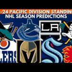 23-24 NHL Pacific Division Standings Predictions | Edmonton Oilers Will Win The Division?