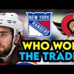 Mika Zibanejad Trade To The New York Rangers Breakdown & Analysis! Ottawa Senators Trade