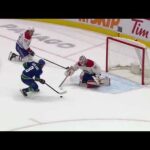 Andrei Kuzmenko assists on Garland's goal vs Canadiens (5 dec 2022)