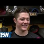 Bruins' Ryan Donato On His Goal And Two Assists In NHL Debut