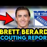 How Good Is New York Rangers PROSPECT Brett Berard! | Scouting Report