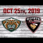 October 25 Highlights: Giants vs Silvertips