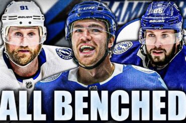 JON COOPER BENCHES NIKITA KUCHEROV, STEVEN STAMKOS, & BRAYDEN POINT VS BUFFALO SABRES (Lightning)