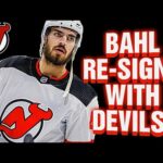 The NJ Devils Re-sign Defenseman Kevin Bahl to a Great 2 Year contract!