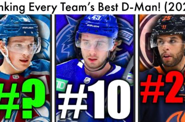 RANKING EVERY NHL TEAM'S BEST DEFENSEMAN, WORST TO BEST! (2023 Top NHL Defenseman / Makar Rumors)