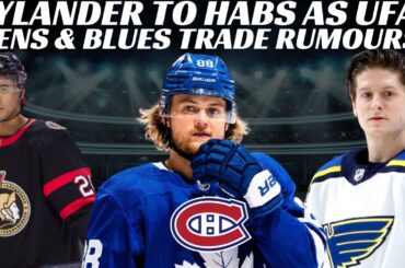 NHL Trade Rumours - Sens, Blues, Nylander to Habs? Bruins Sign Swayman & Frederic