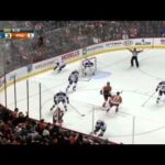 Brian Elliott instinctive blocker save vs Flyers 22 October 2011