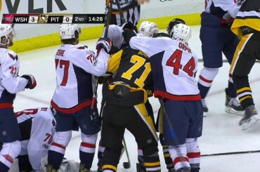 Hornqvist got a little too rough with Oshie