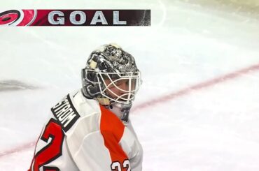 Martin Necas scores with 0.3 seconds left in regulation time vs Flyers (18 mar 2023)