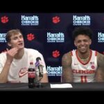 Clemson 87, Notre Dame 64: Hunter Tyson, Brevin Galloway postgame