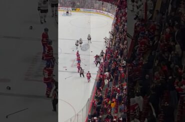 Michael Pezzetta vs Reese Johnson Fight Ends in KO🥊💥 | Montreal Canadiens vs Chicago Blackhawks