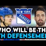 Who Are The NY Rangers Best Options For The 6th Defensemen Spot With?