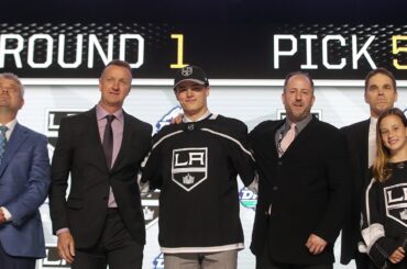 Los Angeles Kings draft F Alex Turcotte No. 5