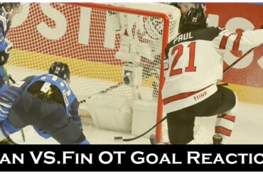 Canada VS. Finland Gold Medal Game || Nick Paul Overtime Goal Reaction