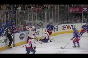 Michael Del Zotto Game Winning Goal Against Washington Capitals 5/12/12 [Series Winner]