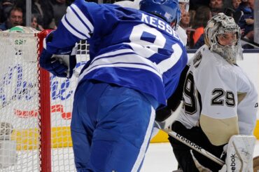 Phil Kessel scores from James van Riemsdyk