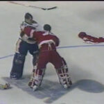 Curtis Joseph vs Tim Cheveldae ( Goalie fight ) & Jim Cummins vs Kelly Chase - Wings vs Blues Brawl