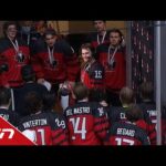 Must See: Shane Wright mobbed by teammates during TSN interview