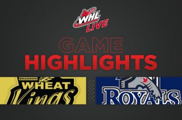 WHL Highlights: Wheat Kings (3) at Royals (5) - October 15, 2022