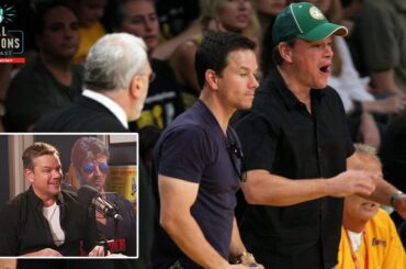 Phil Jackson Screamed at Matt Damon and Mark Wahlberg at a Celtics-Lakers Game