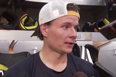 Victor Olofsson Postgame Interview vs Toronto Maple Leafs (9/21/2019)