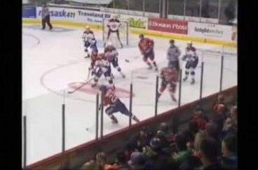 10-25-13 Regina Pats vs Edmonton Oil Kings Kyle Burroughs 2 assists