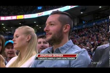 Jonathan Bernier at the Raptors-Magic Game