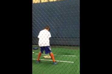 Spencer Martin batting practice