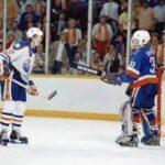 Billy Smith Slashes Wayne Gretzky Game 2 1983 Stanley Cup Final Islanders at Oilers WOR-TV feed